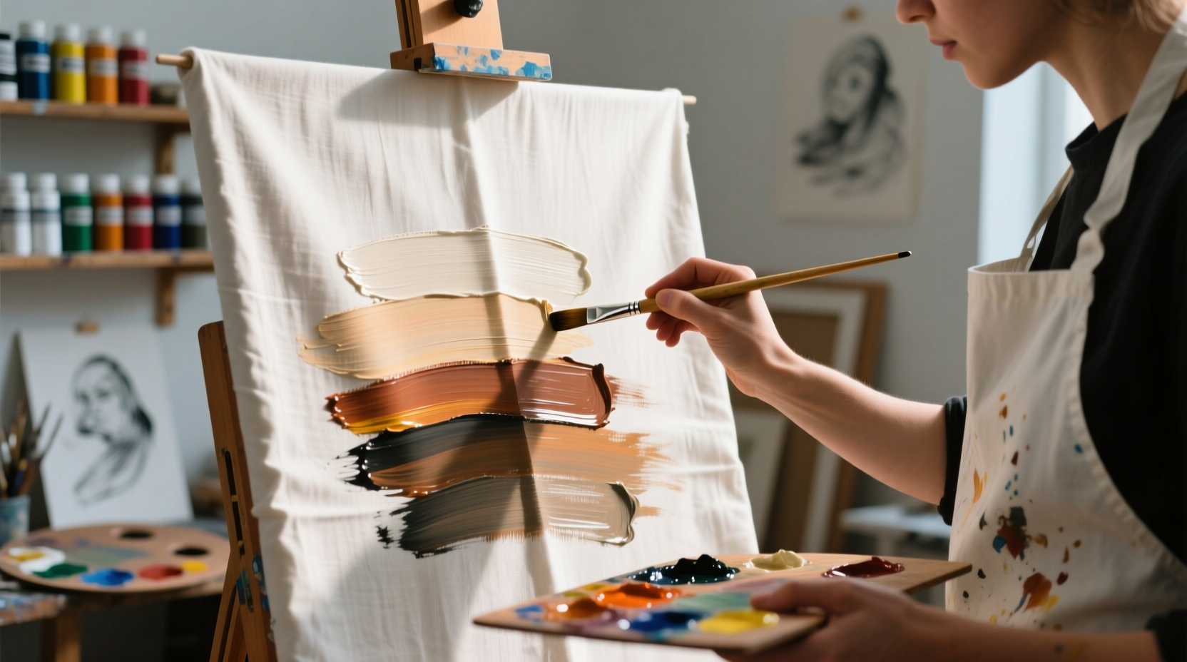 how to paint fabric