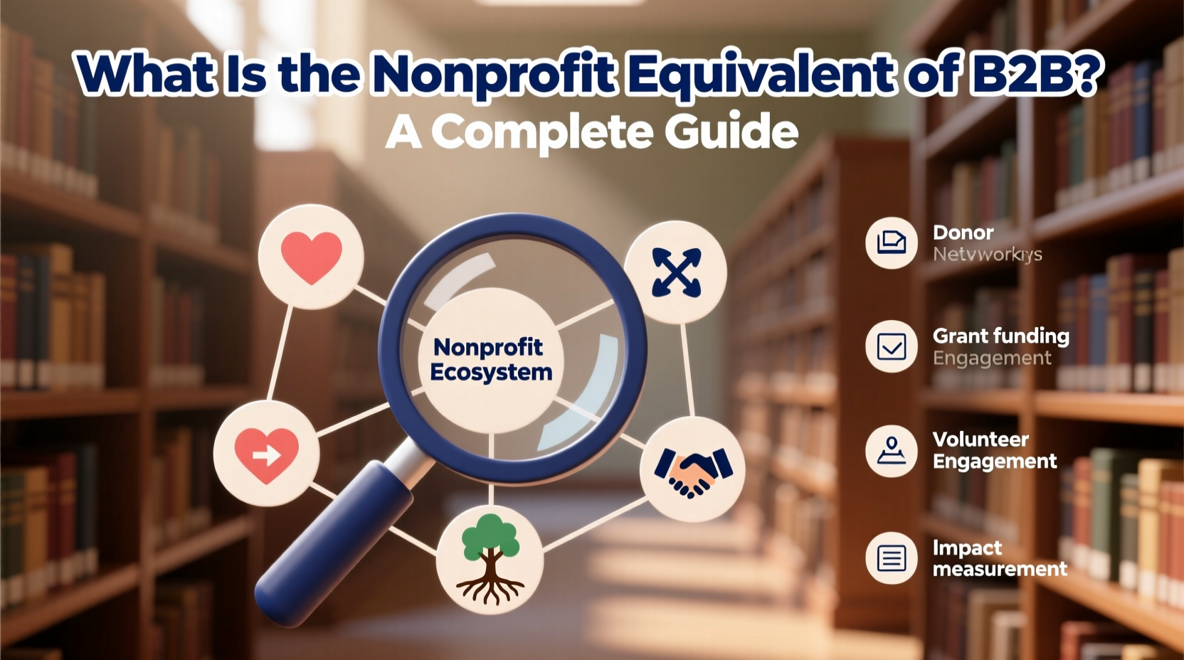 what is the nonprofit equivalenet of b2b
