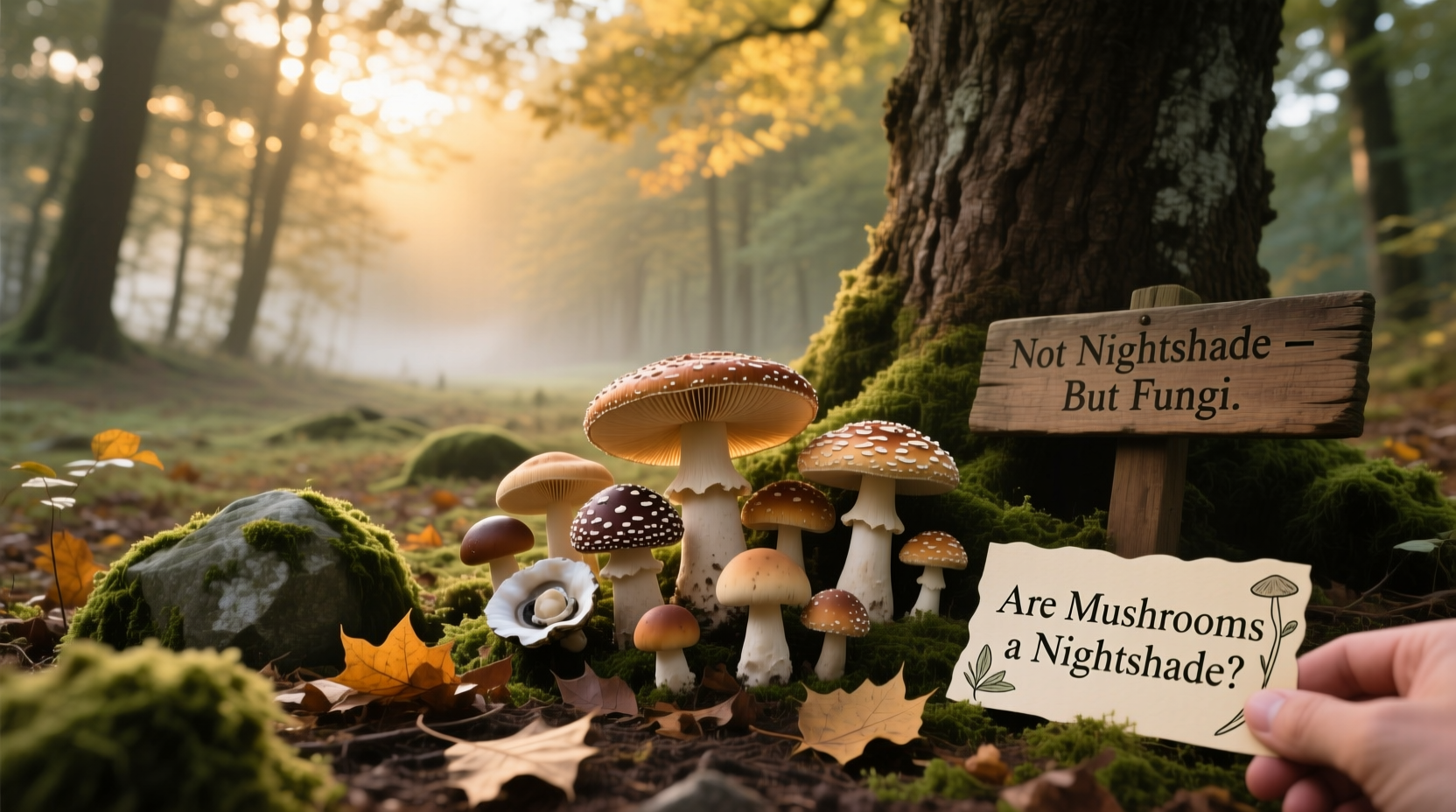 are mushrooms nightshades clear answers