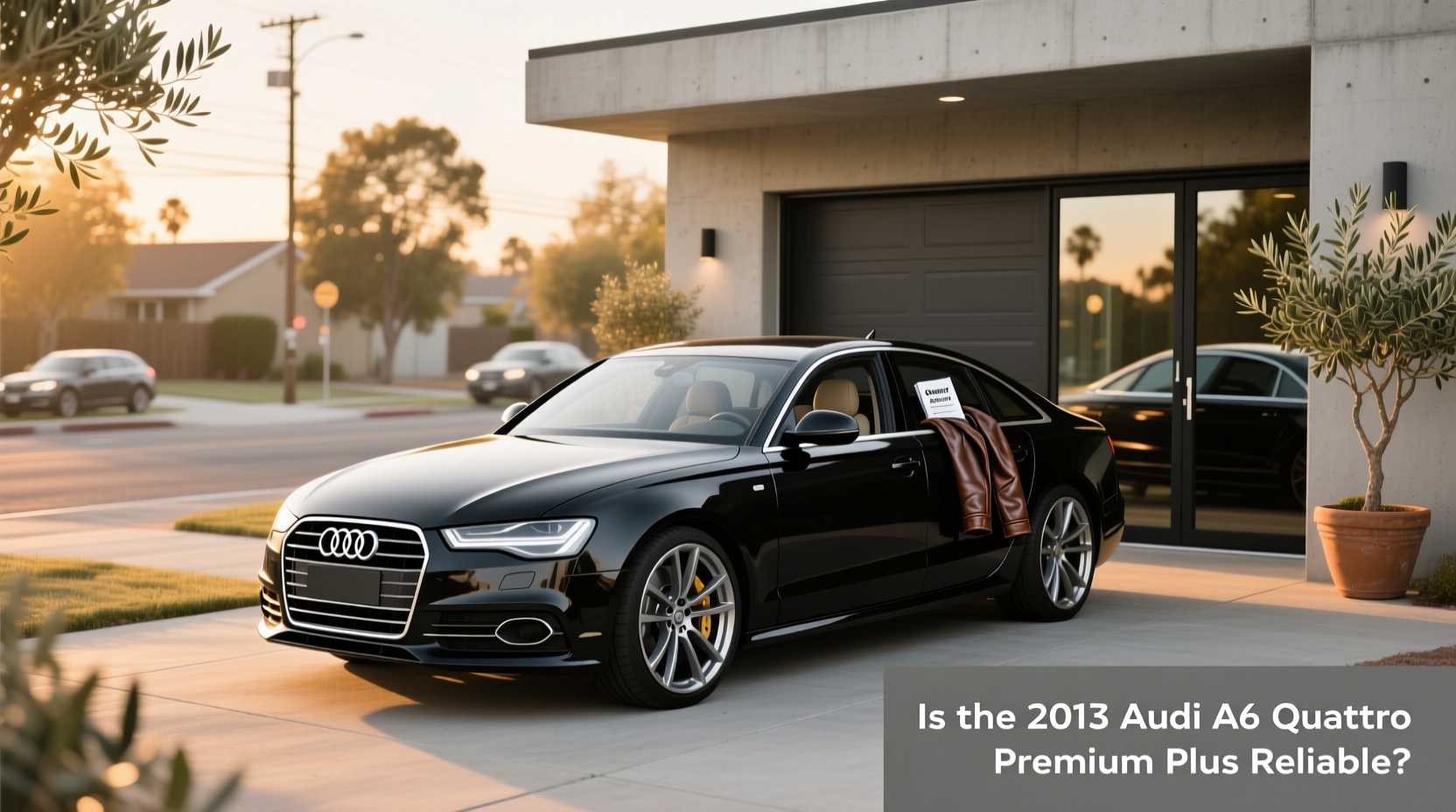 2013 Audi A6 Quattro Premium Plus exterior view