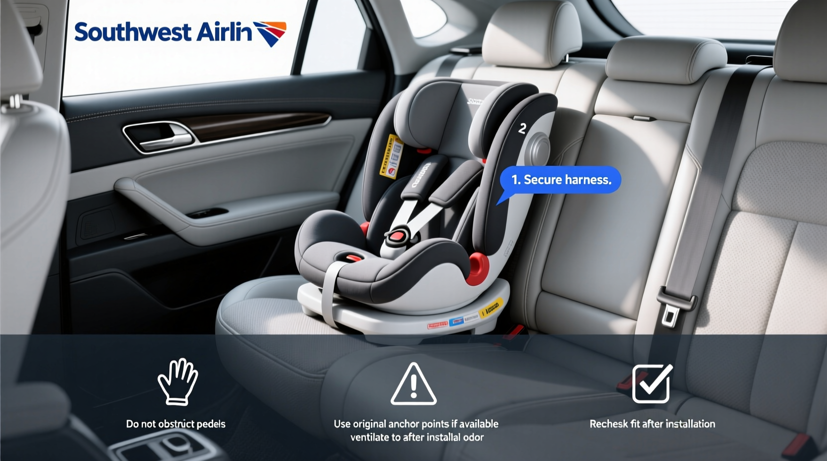 Southwest Bag Policy Car Seat