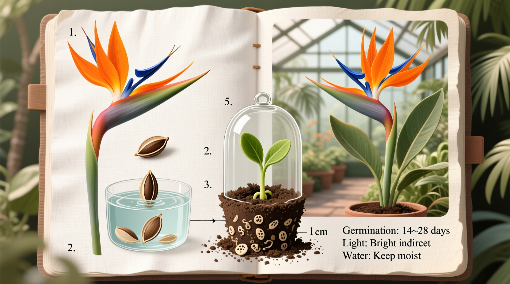 how do you plant bird of paradise seeds