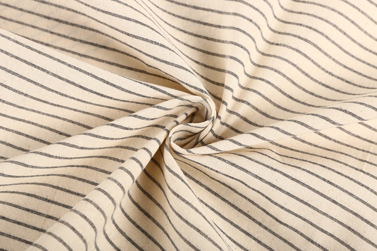出厂价梭织条纹斯托克服装服装面料