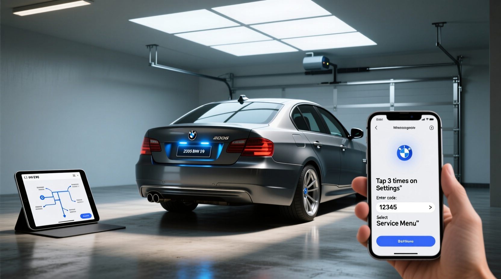 How to Choose Rear Camera in BMW E90, How to Access E90 Secret Menu?