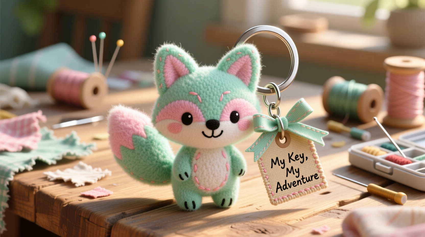 creative ways to personalize your car keyring with a plush charm