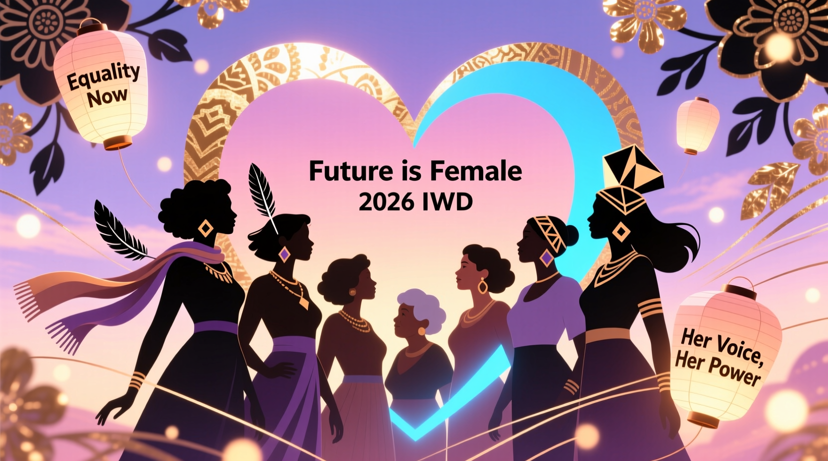 international womens day decorations