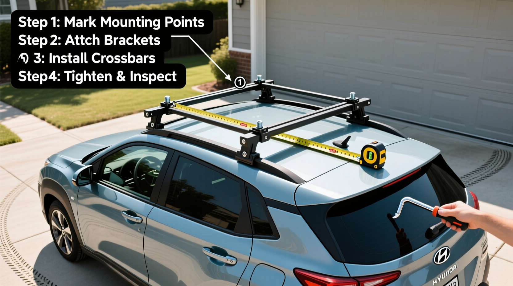 kona roof rack installation