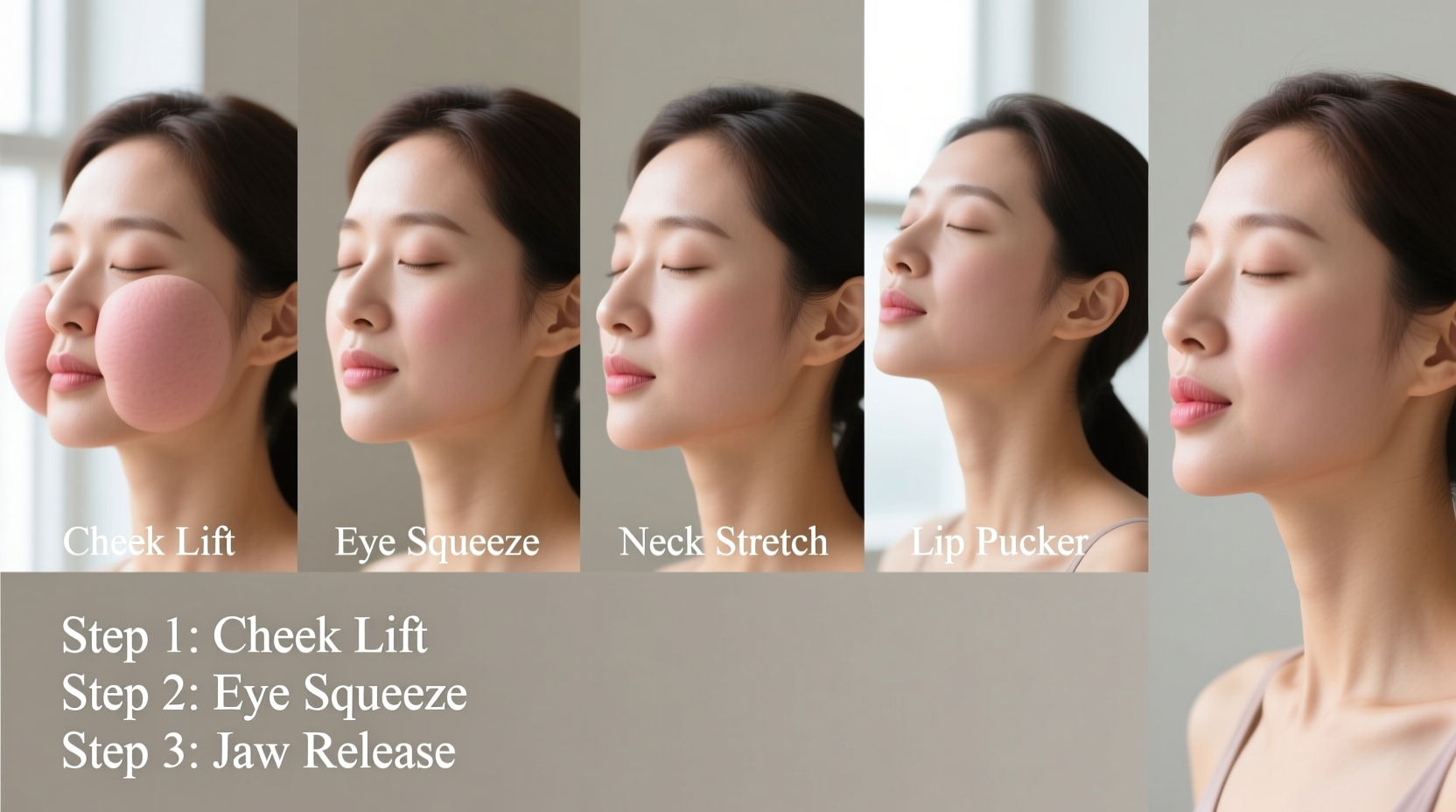 effective facial exercises for a youthful glow step by step techniques you can do at home