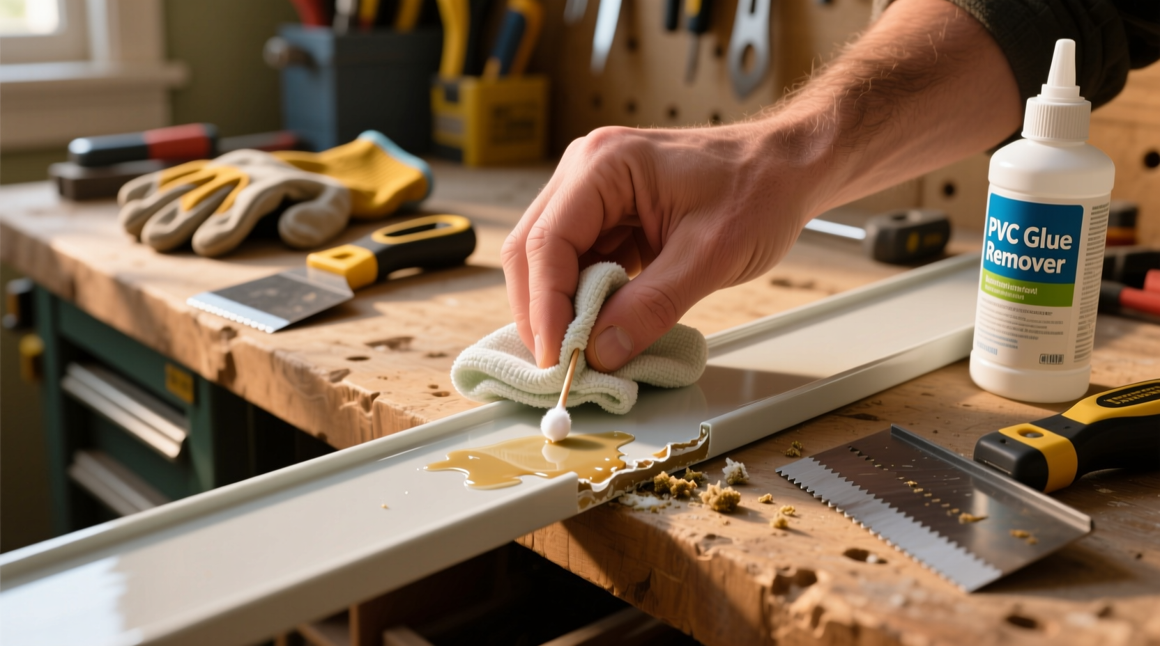how to remove pvc glue