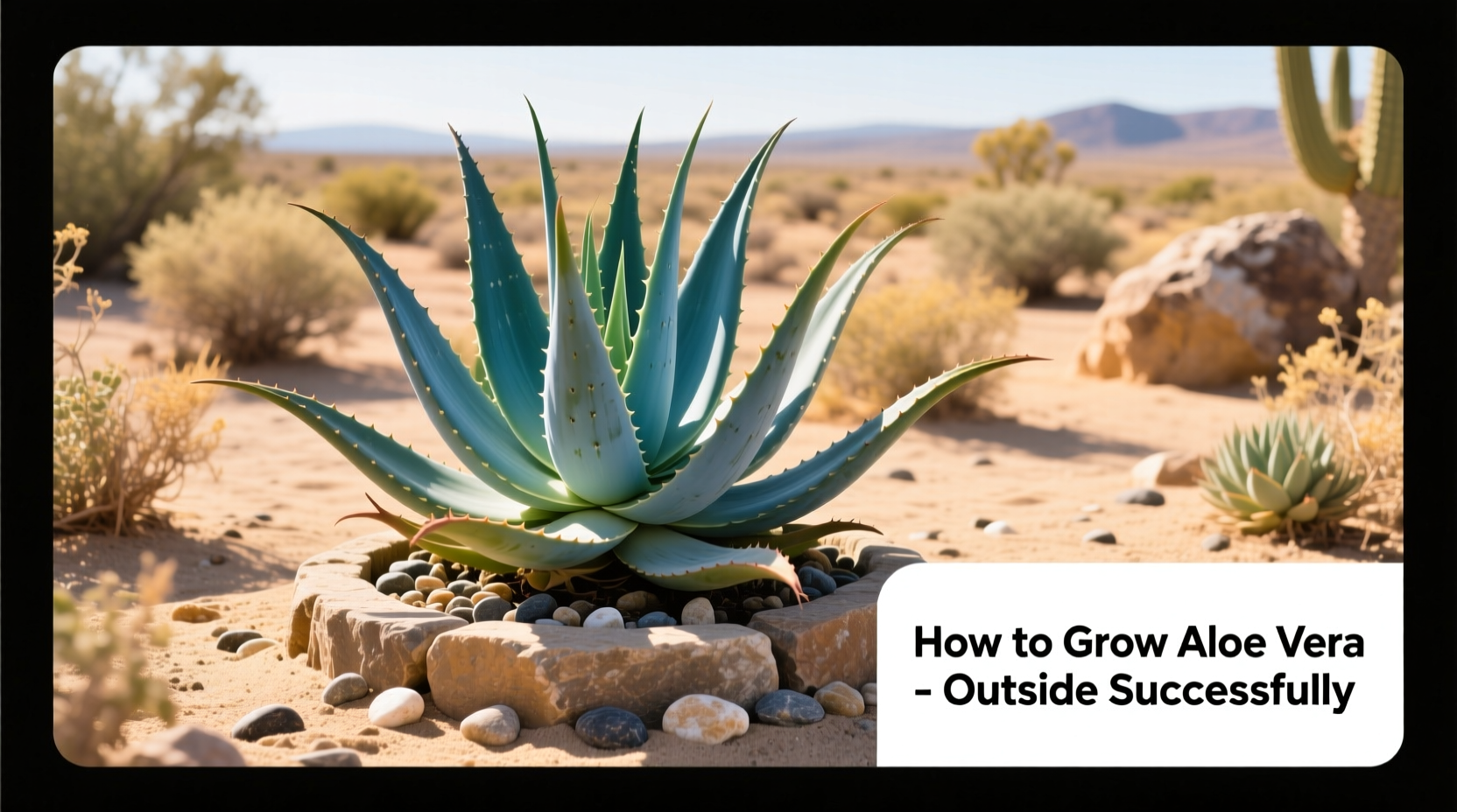 how to grow aloe vera outside
