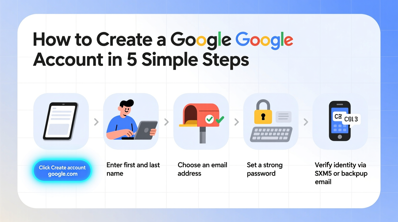 step by step guide how to make a google account easily for beginners