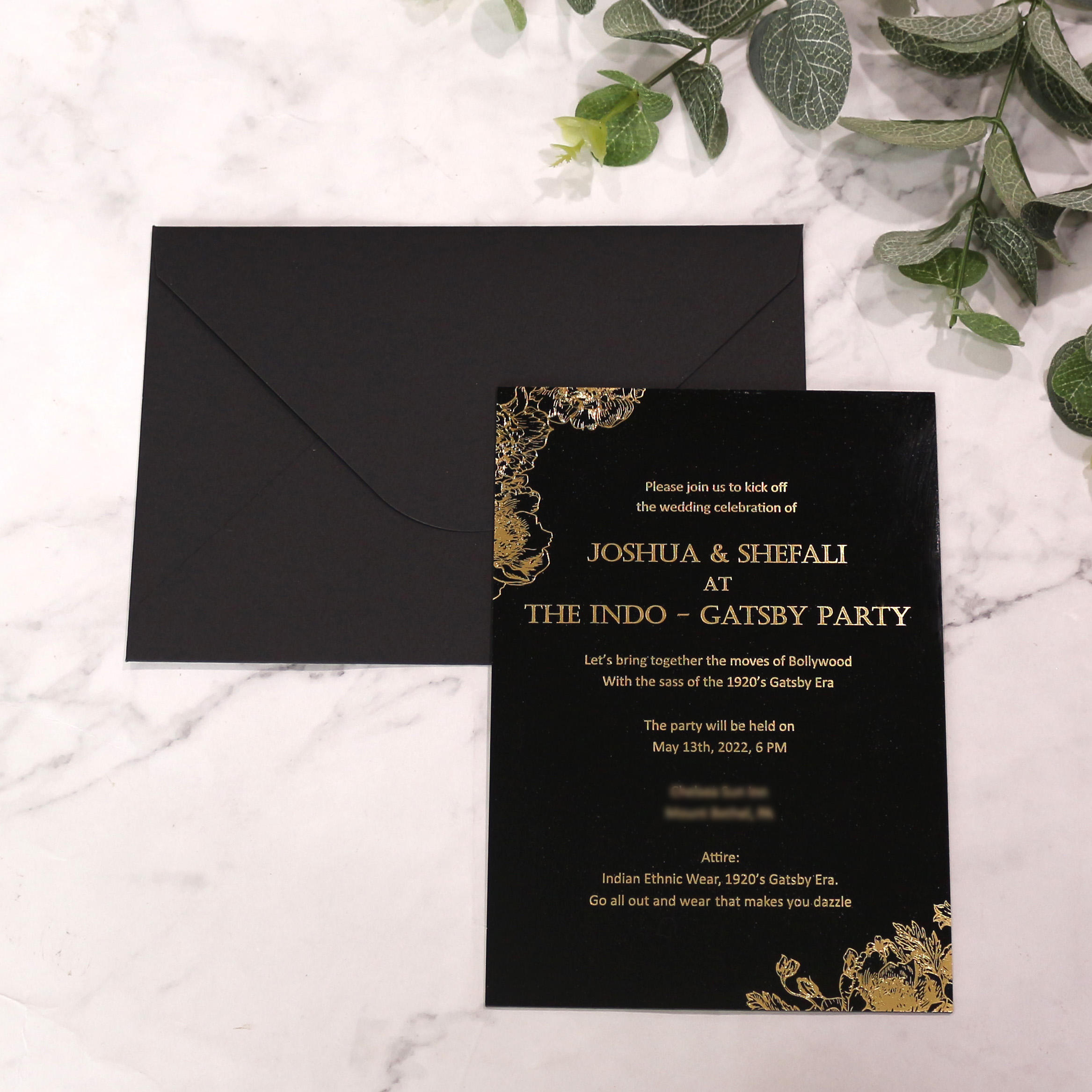 gate fold wedding invitations