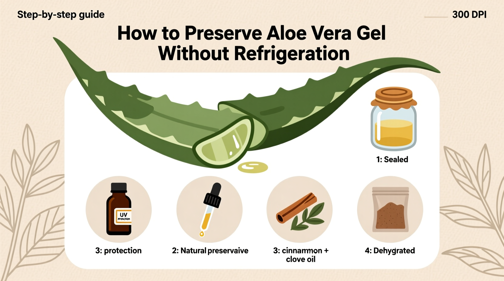 How to Preserve Aloe Vera Gel Without Refrigeration