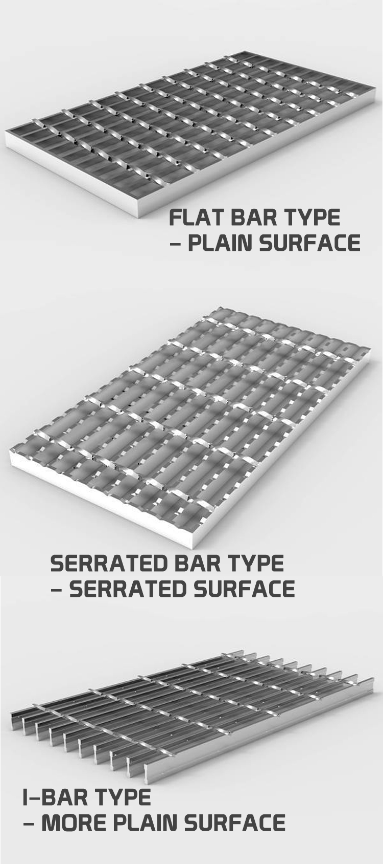 Galvanized Stair Treads Steel Grating for Sale