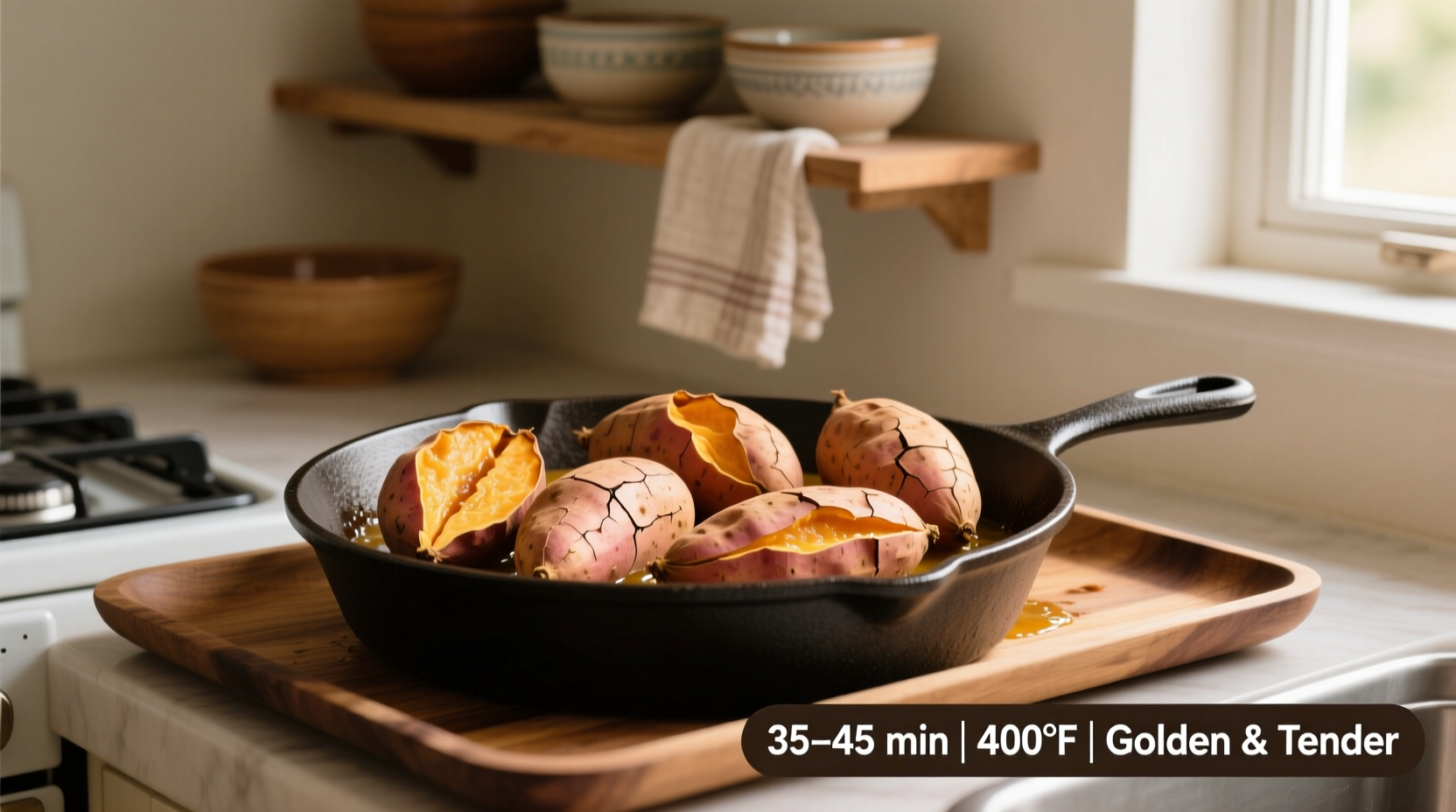 Sweet Potato Oven Time: Perfect Baking Guide (45-60 Minutes)