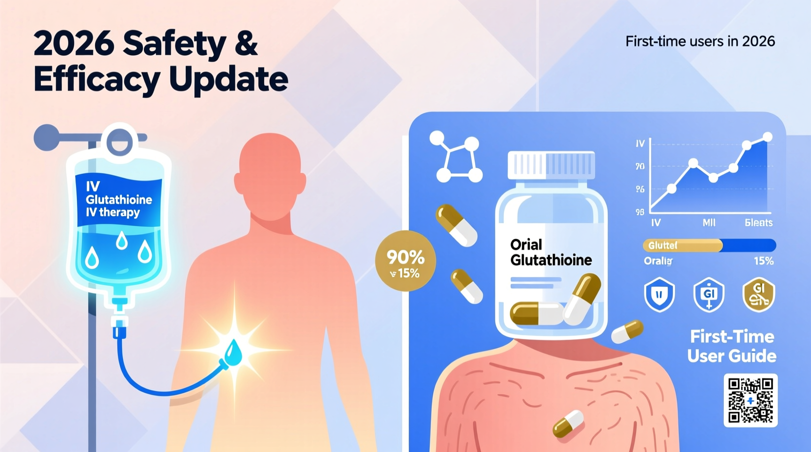 Glutathione IV vs. oral supplements for skin brightening: A 2026 safety and efficacy comparison for first- Glutathione IV vs. oral supplements for skin brightening: A 2026 safety and efficacy comparison for first-