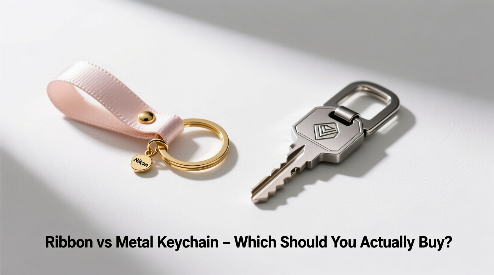 ribbon keychain vs metal keychain which one should i actually buy