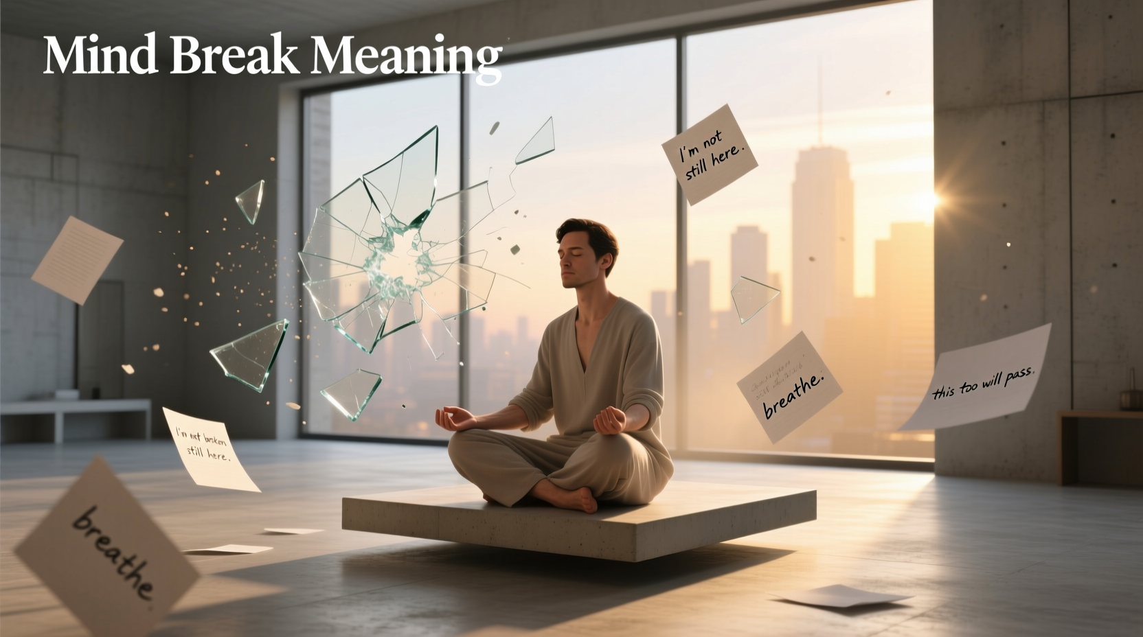 mind break meaning how to take one