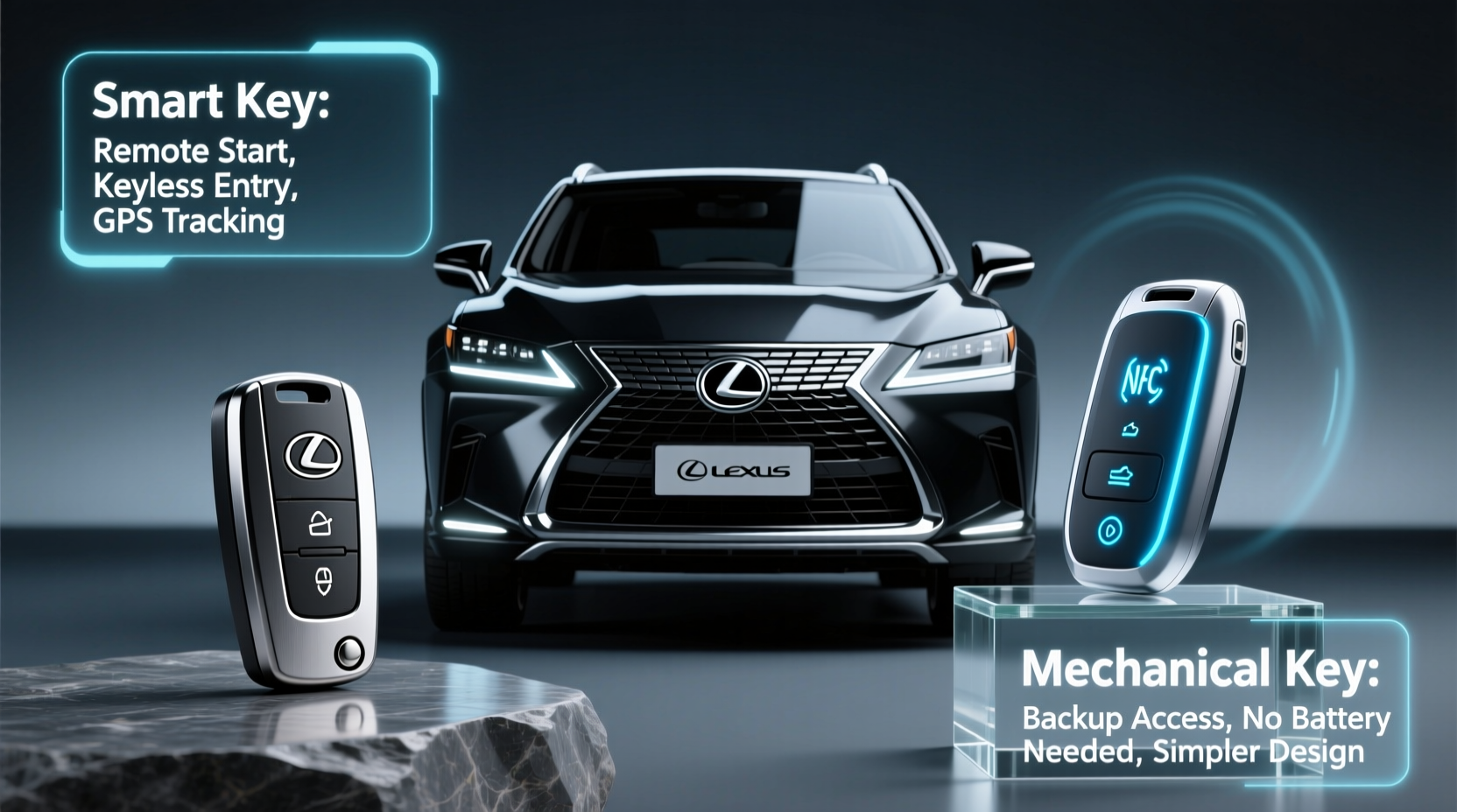Lexus Smart Key vs Mechanical Key: Key Differences & Use Cases