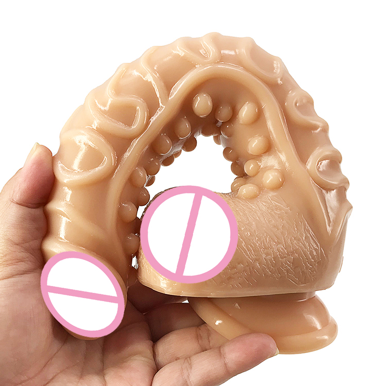 10" long realistic penis suction sex toys faak deep texture fantasy dildo flexible rippled bumpy adult sex toys for female