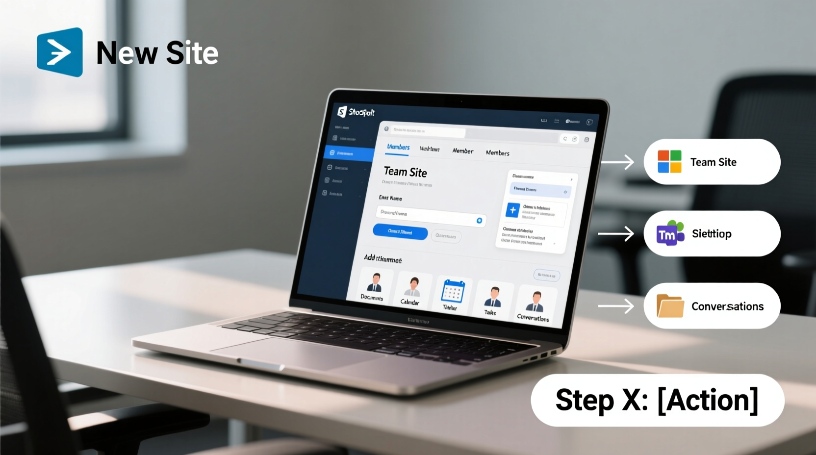 step by step guide to creating a new sharepoint site for effective team collaboration