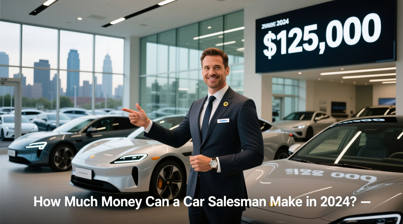 how much money can a car salesman make