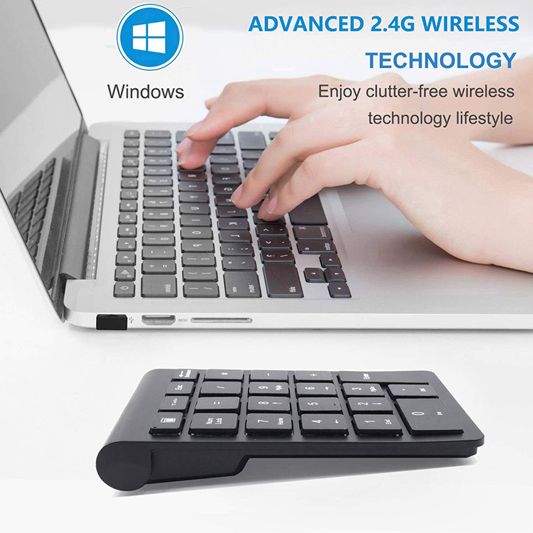 wholesale  thin  computer 2.4g wireless numeric keypad numpad