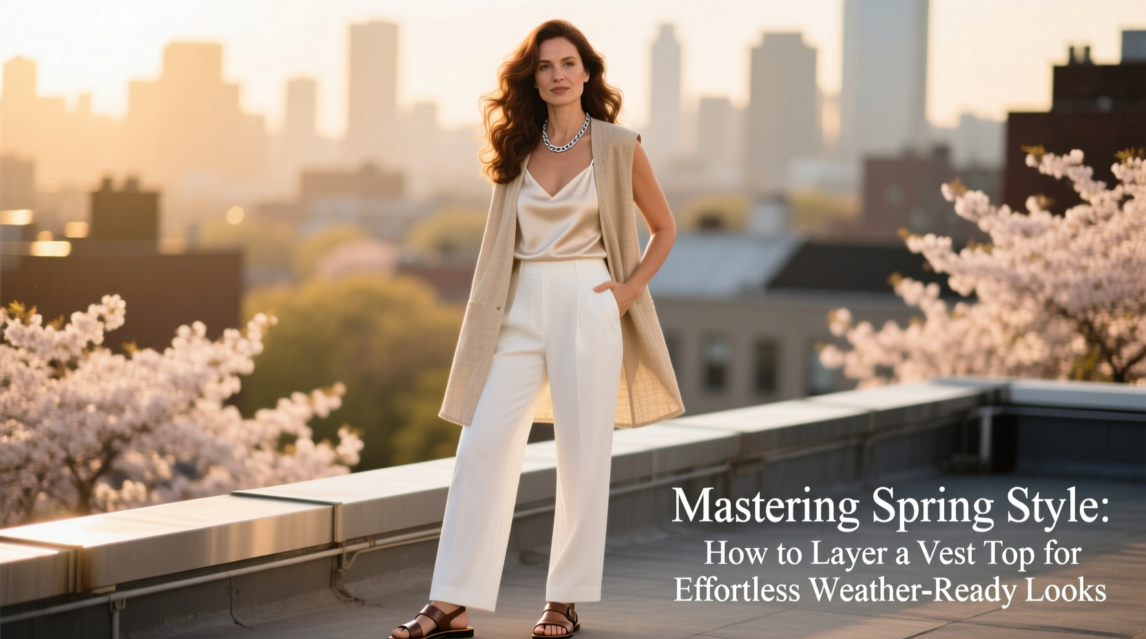 mastering spring style how to layer a vest top for effortless weather ready looks