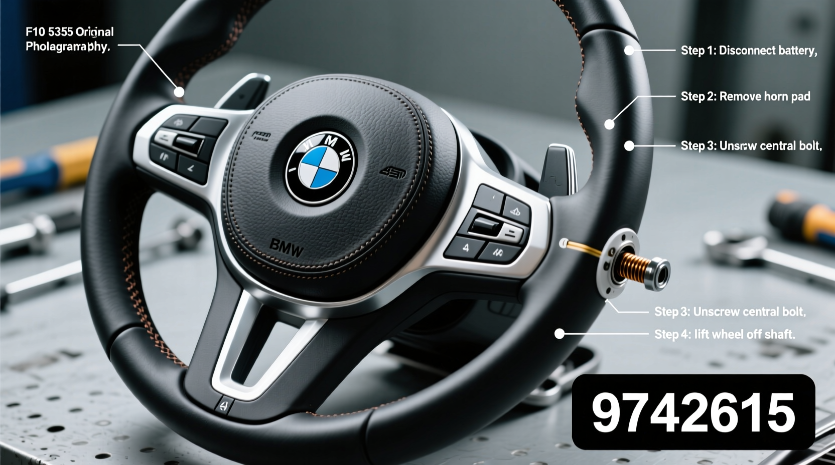 f10 535i steering wheel replacement