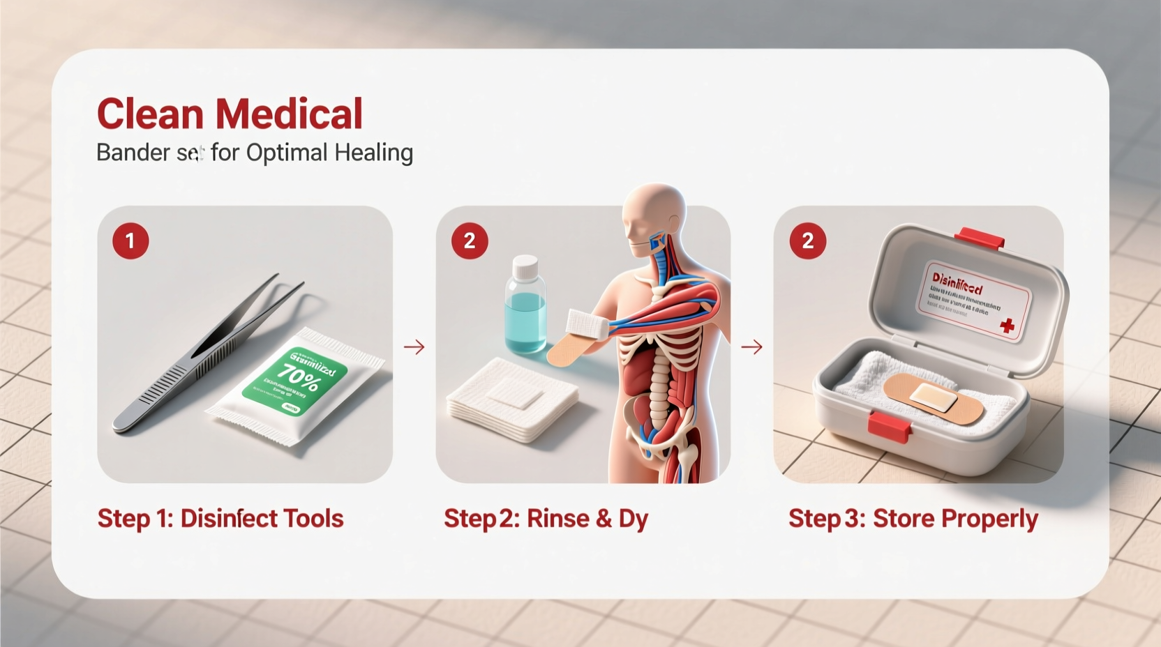essential guide to properly cleaning and maintaining your bandage set for faster healing