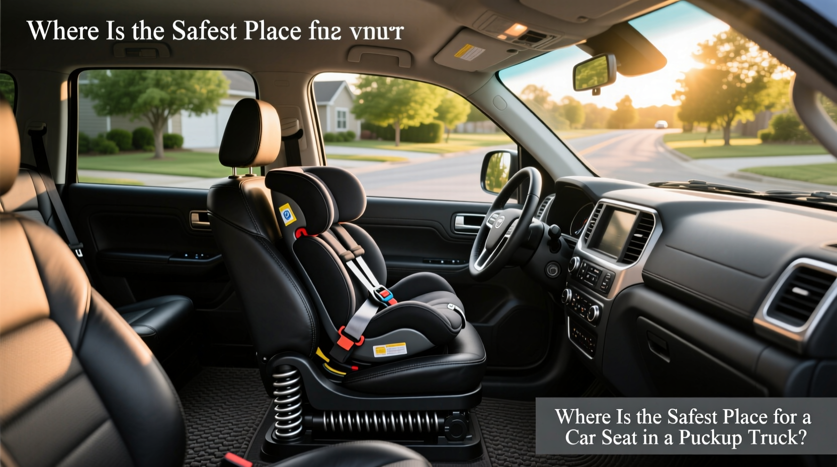 How to Choose a Car Seat for a Pickup Truck: Safety & Placement Guide