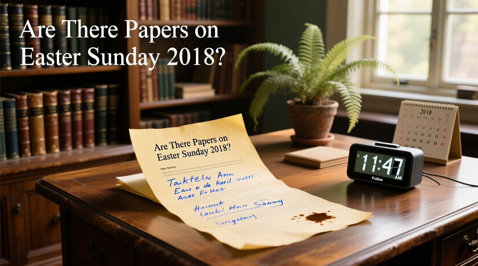 are there papers on easter sunday 2018