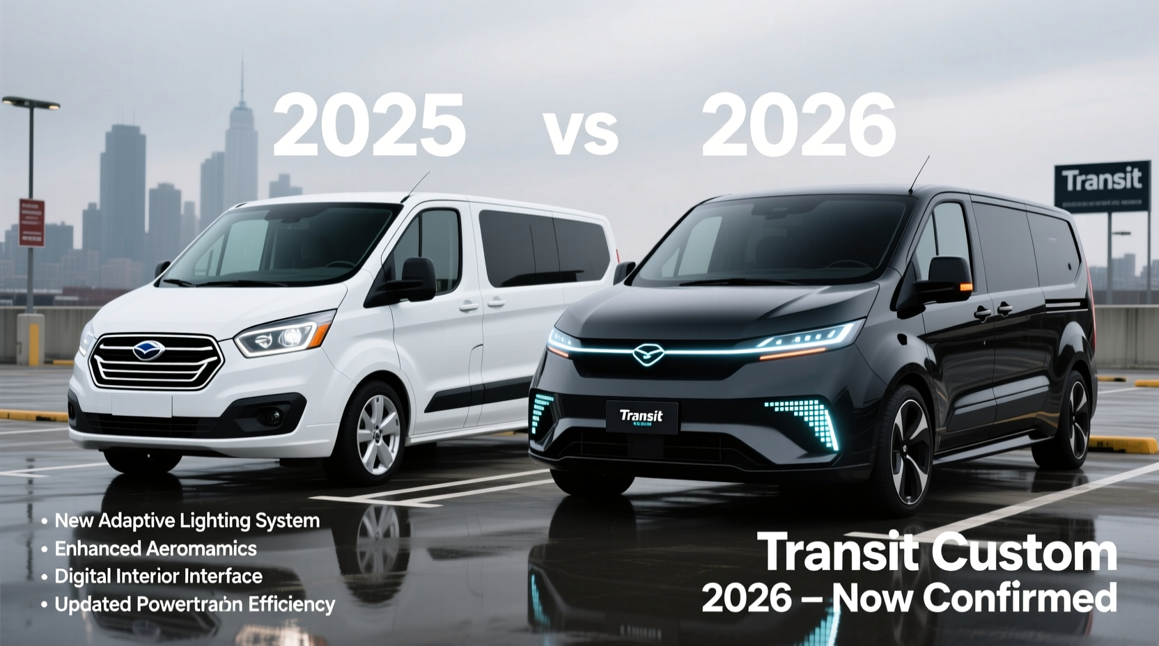 transit custom 2025 vs 2026