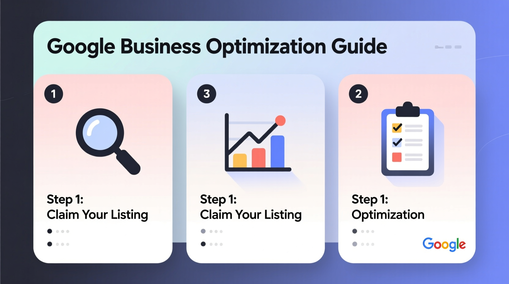 step by step guide to setting up and optimizing your business on google for maximum visibility