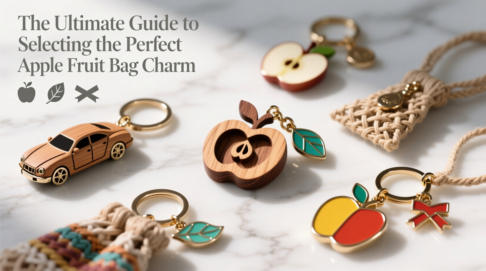 the ultimate guide to selecting the perfect apple fruit bag charm for your style and needs