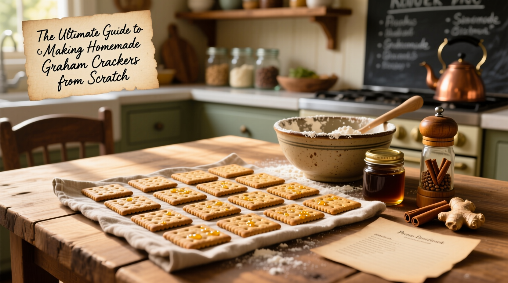 the ultimate guide to making homemade graham crackers from scratch