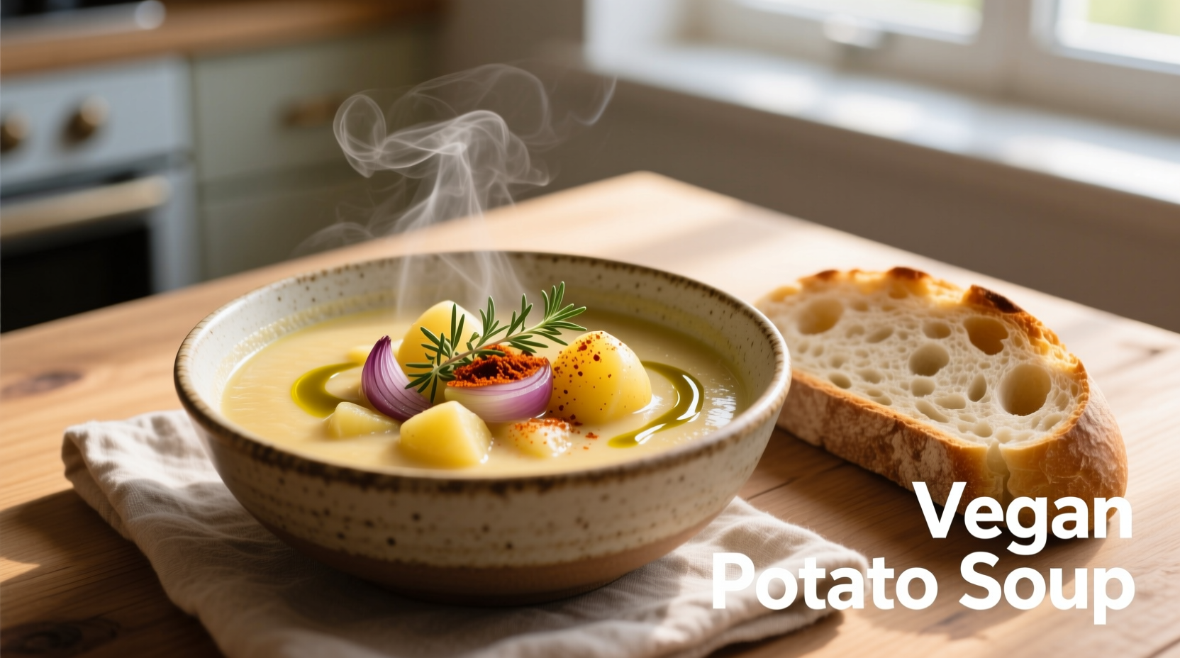 Creamy Vegan Potato Soup Recipe Ready in 35 Minutes