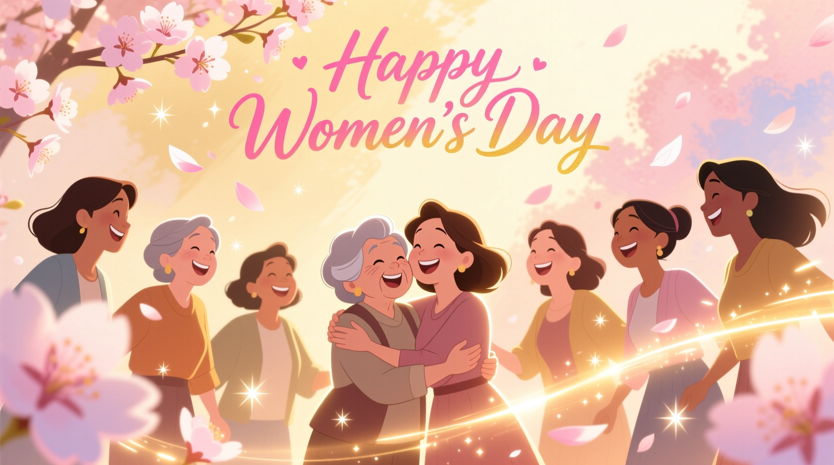 happy womens day wishes gif