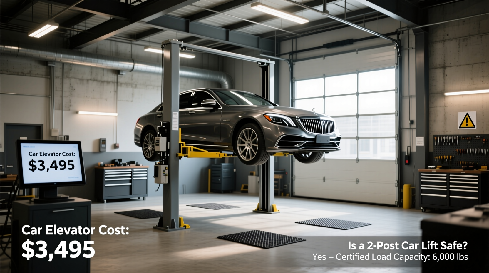 How to Choose Car Elevator Cost, Is a 2-Post Car Lift Safe? Buying Guide