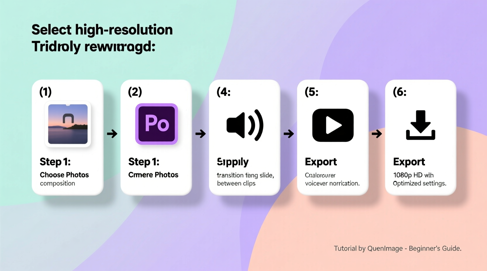 step by step guide to creating stunning videos from photos for beginners