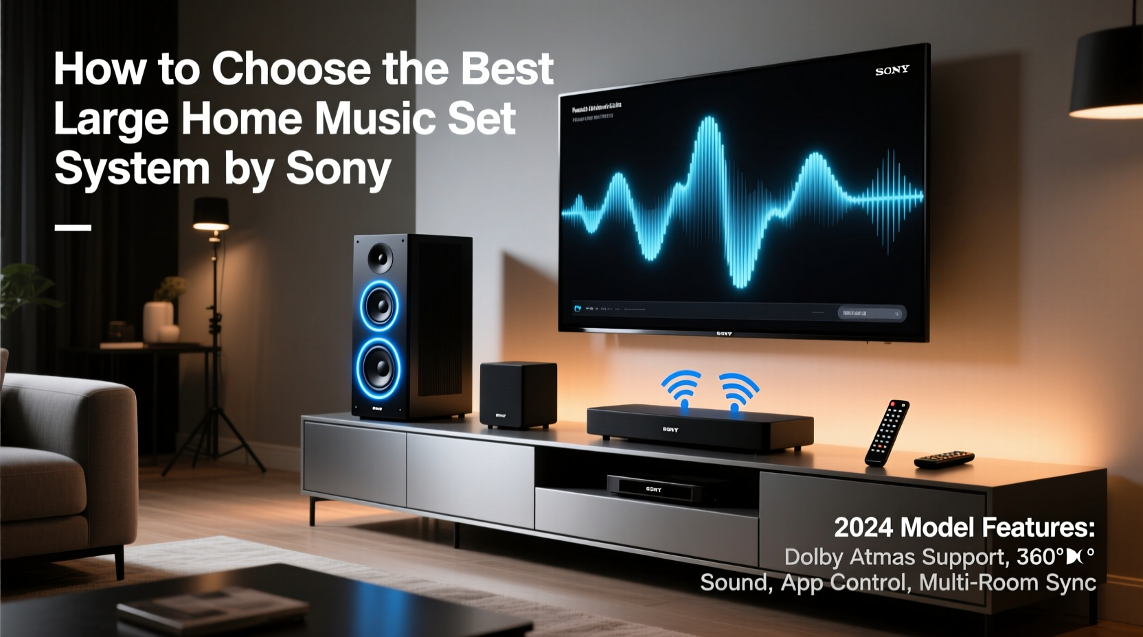 music set system large for home sony