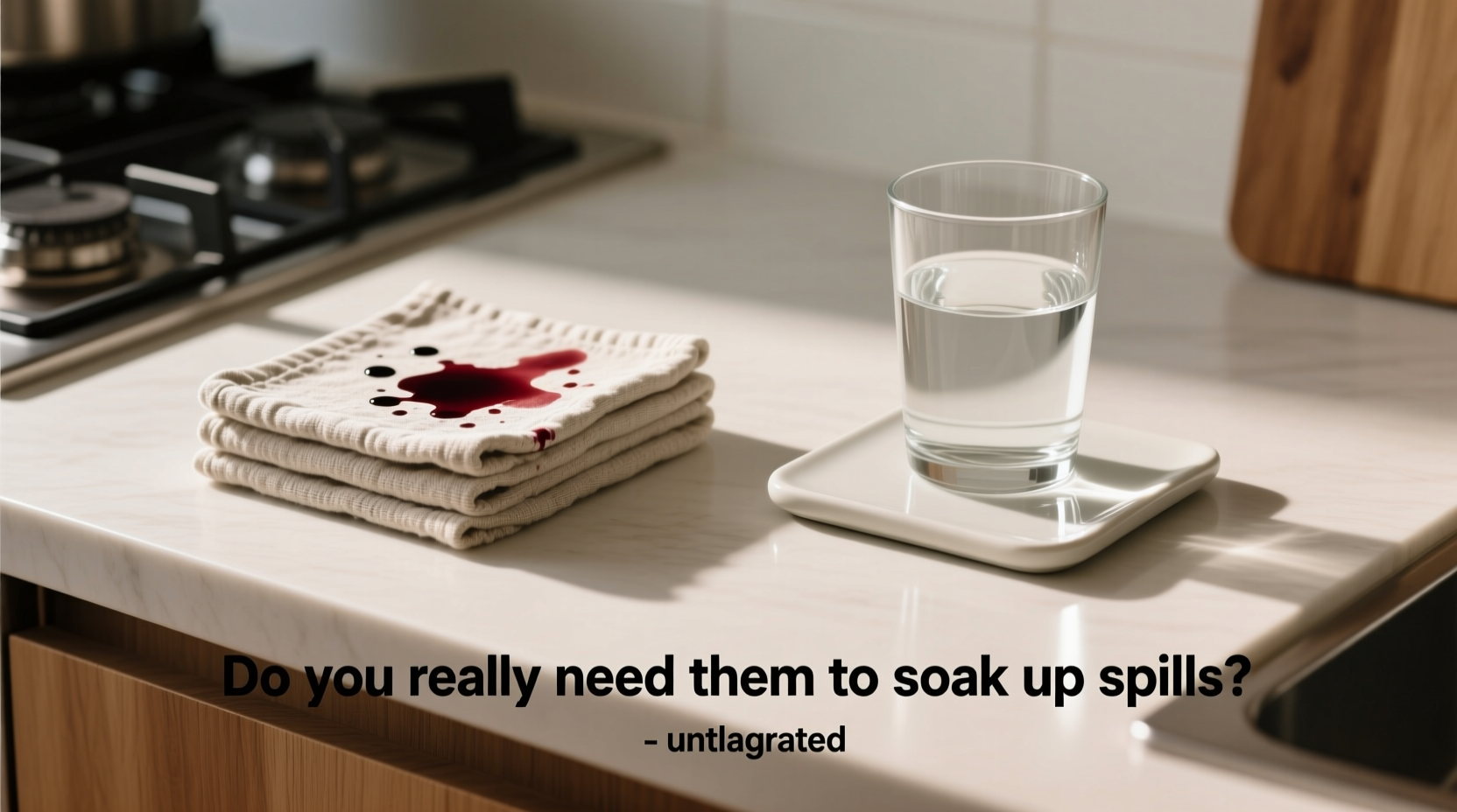 absorbent vs non absorbent coasters do you really need them to soak up spills