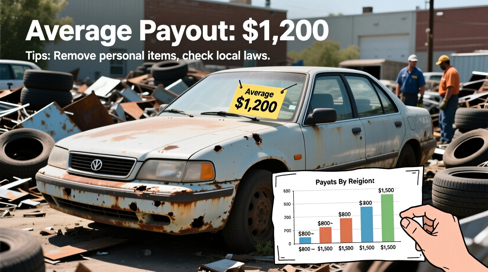 how much can i get to junk my car