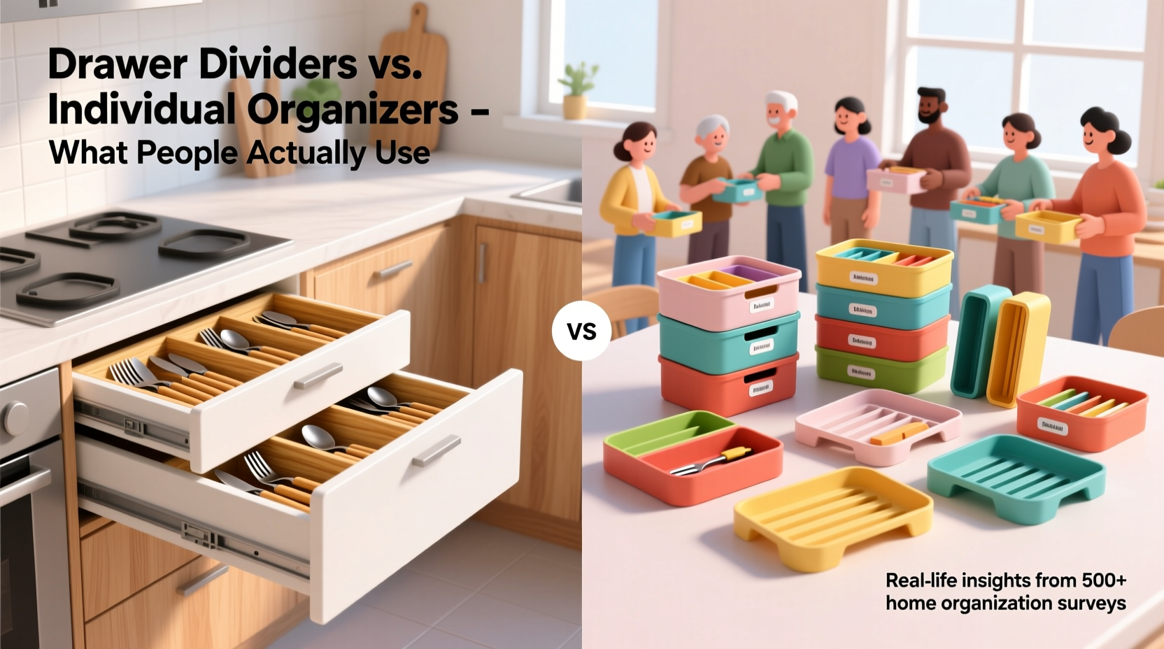 are drawer dividers really better than individual drawer organizers what do people actually use