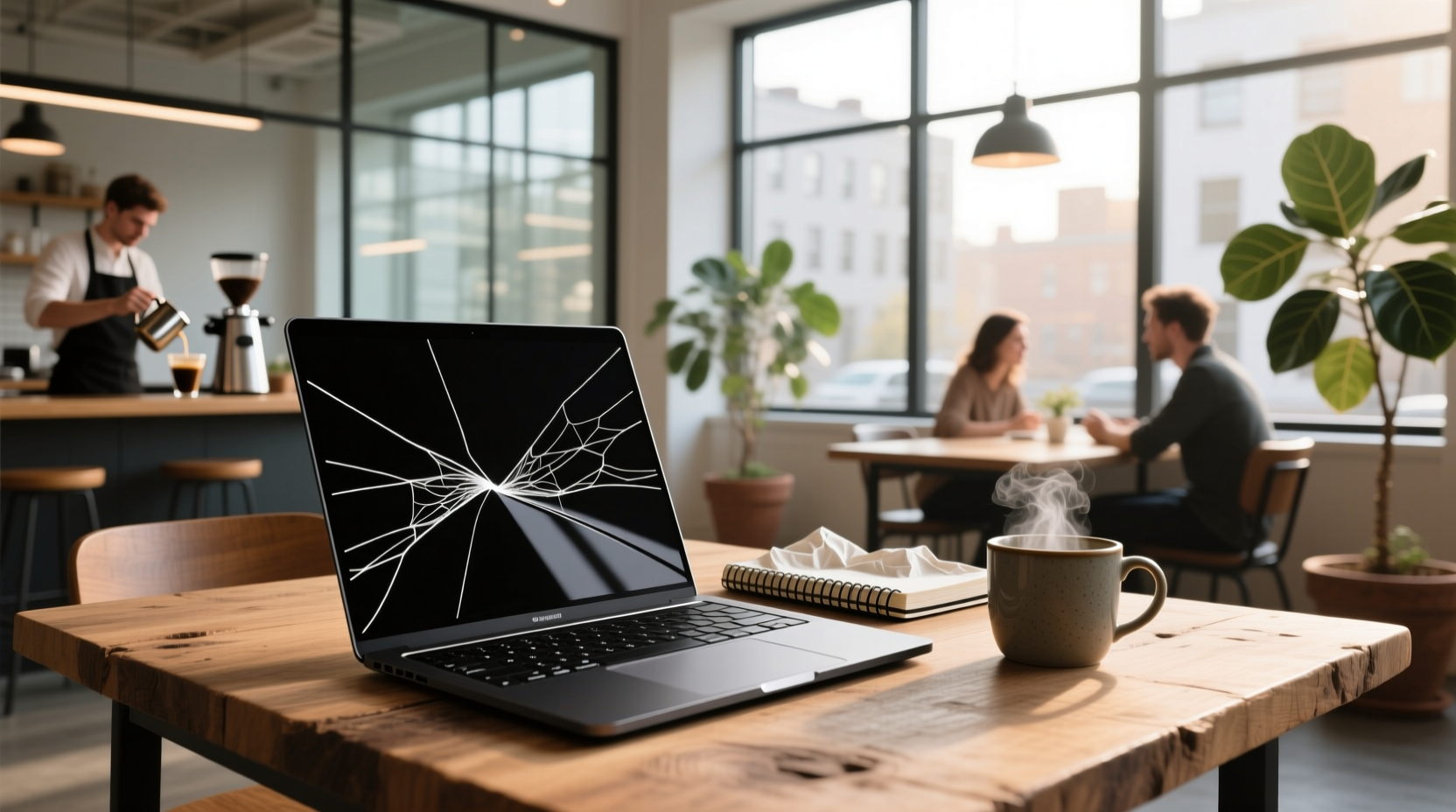 bent laptop screen fix guide when to repair vs replace