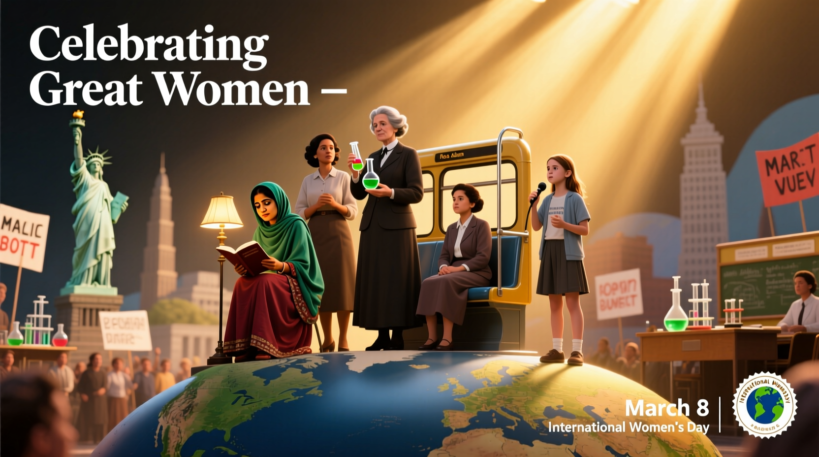 famous women for national womens day