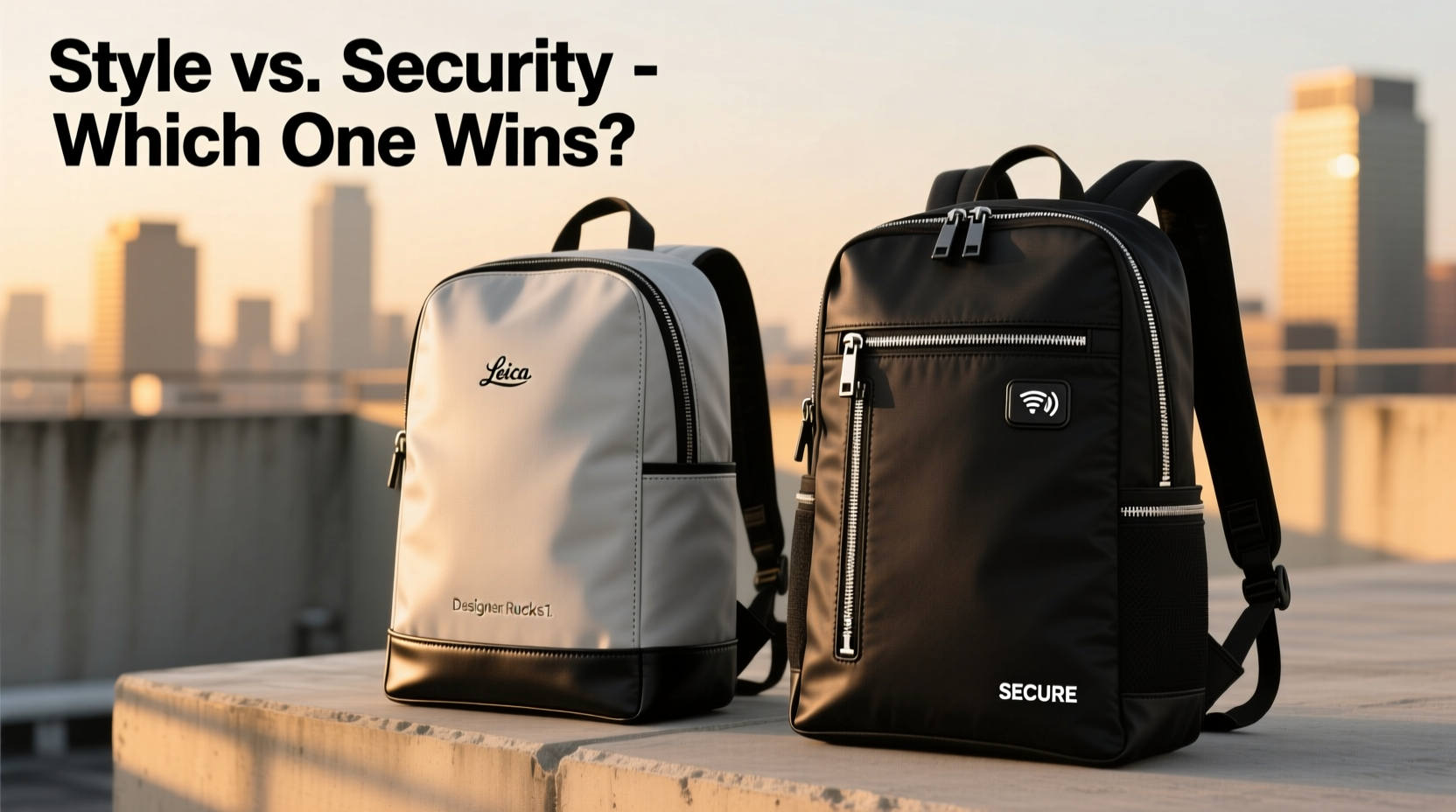 designer rucksack vs anti theft backpack are you sacrificing style for security