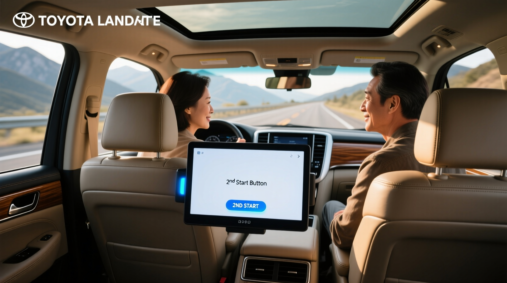 How to Choose Toyota Land Cruiser Headrest DVD and 2nd Start Button Features