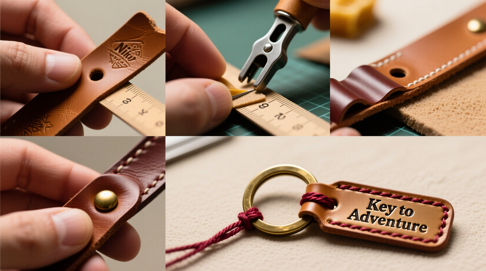 step by step guide to crafting unique leather keychains that stand out