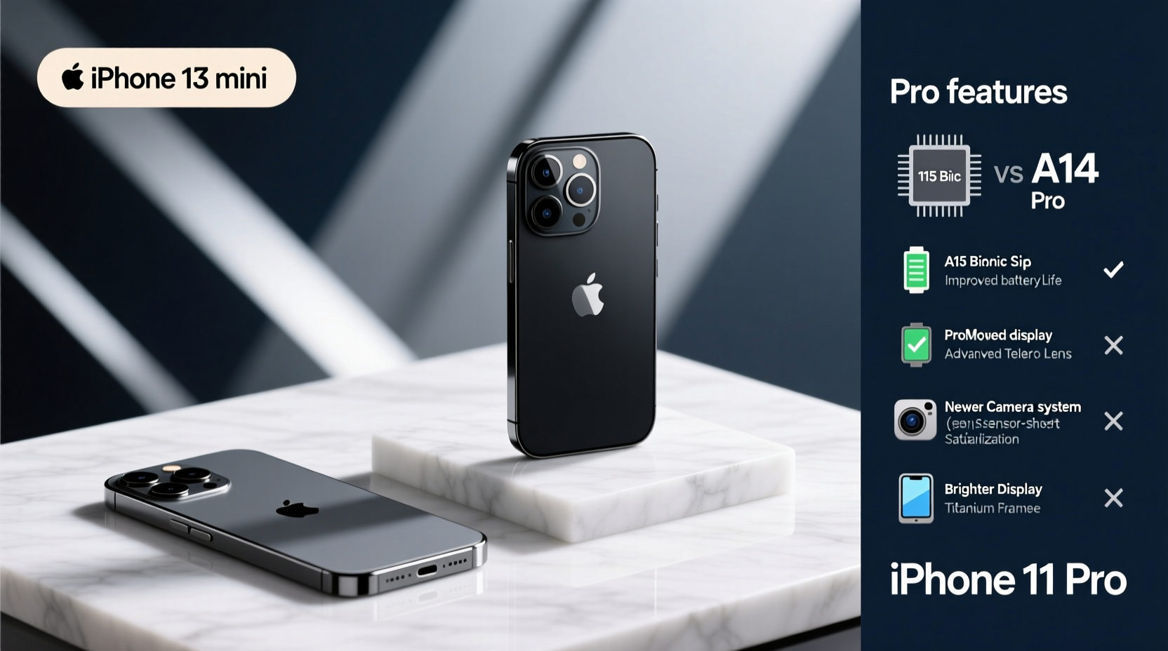 iphone 13 mini vs 11 pro is the newer one really worth ditching the pro features